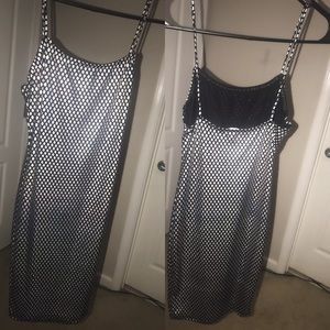 mini holographic dress